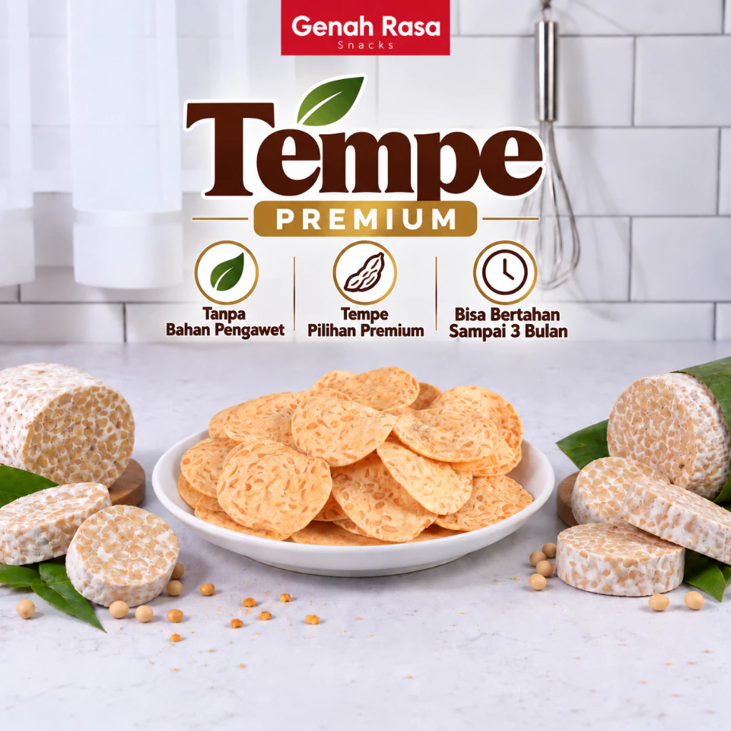 Keripik Tempe Sagu Crispy 250 g — foto detail 2 dari 9