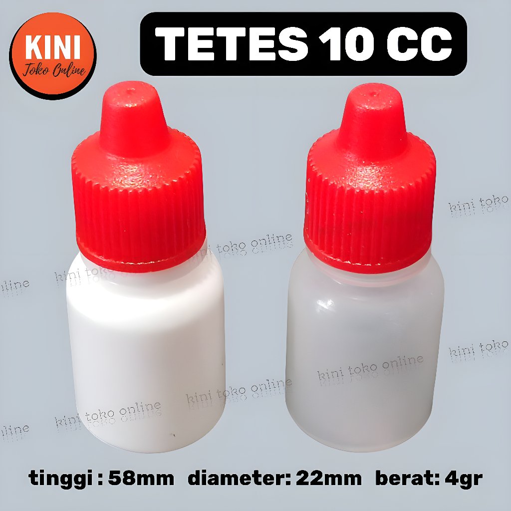 CC botol tetes 10ml plastik LD