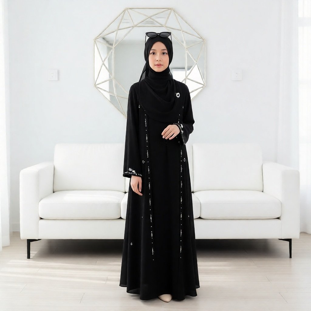 Gamis Anak Perempuan Gamis Anak Tanggung 2-10 th Gamis Brukat  Pesta Modern