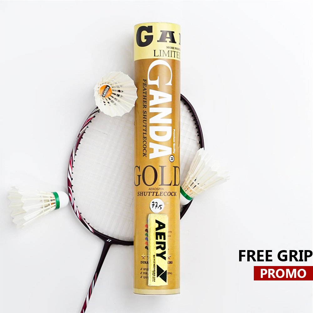 GANDA GOLD Shuttlecock | SHUTTLECOCK VIRAL BEST SELLER | SPIN AERODINAMIC