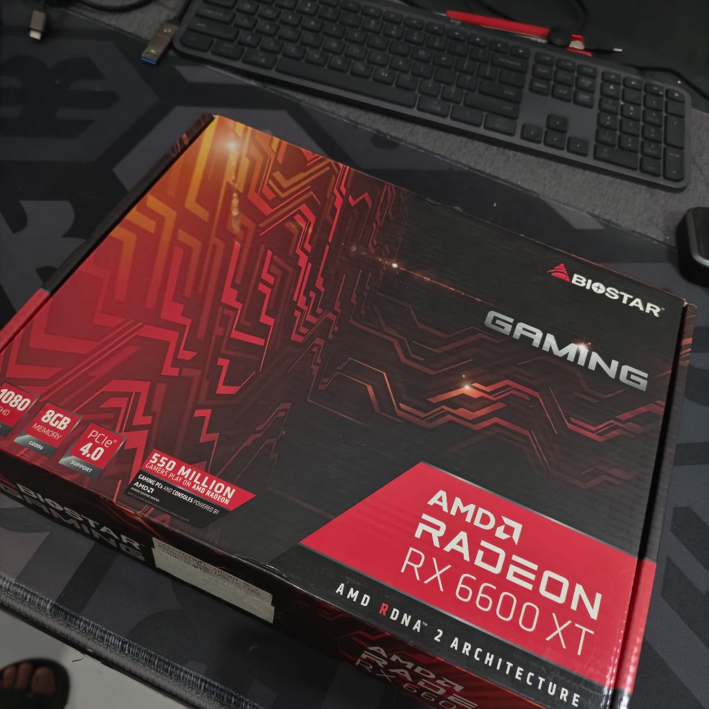 VGA GPU BIOSTAR RX 6600 XT 6600XT 8GB GDDR6