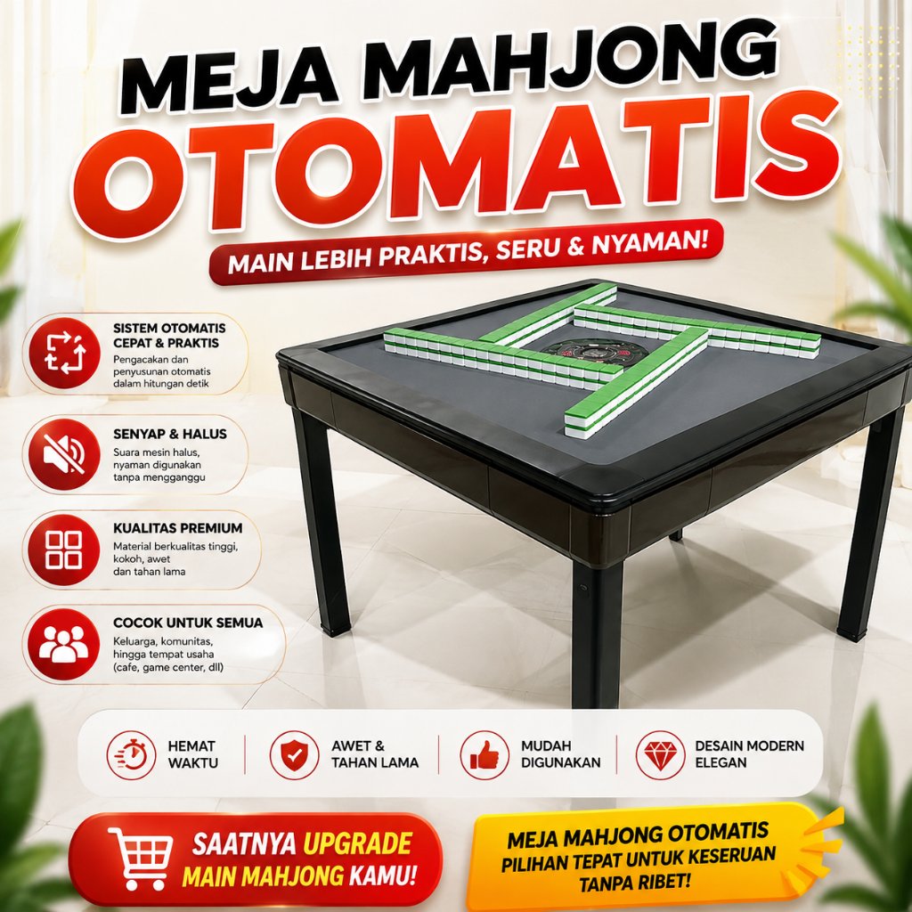 MEJA MAHJONG OTOMATIS