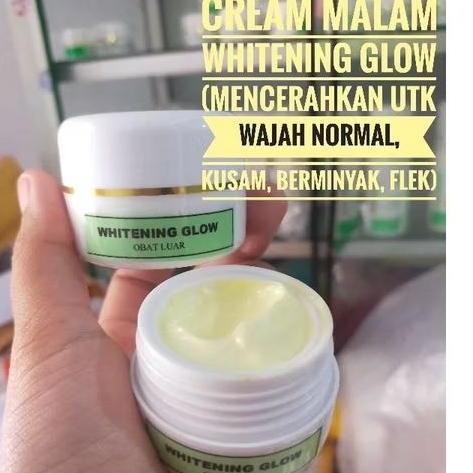 CREAM MALAM WHITENING GLOW || HTMH