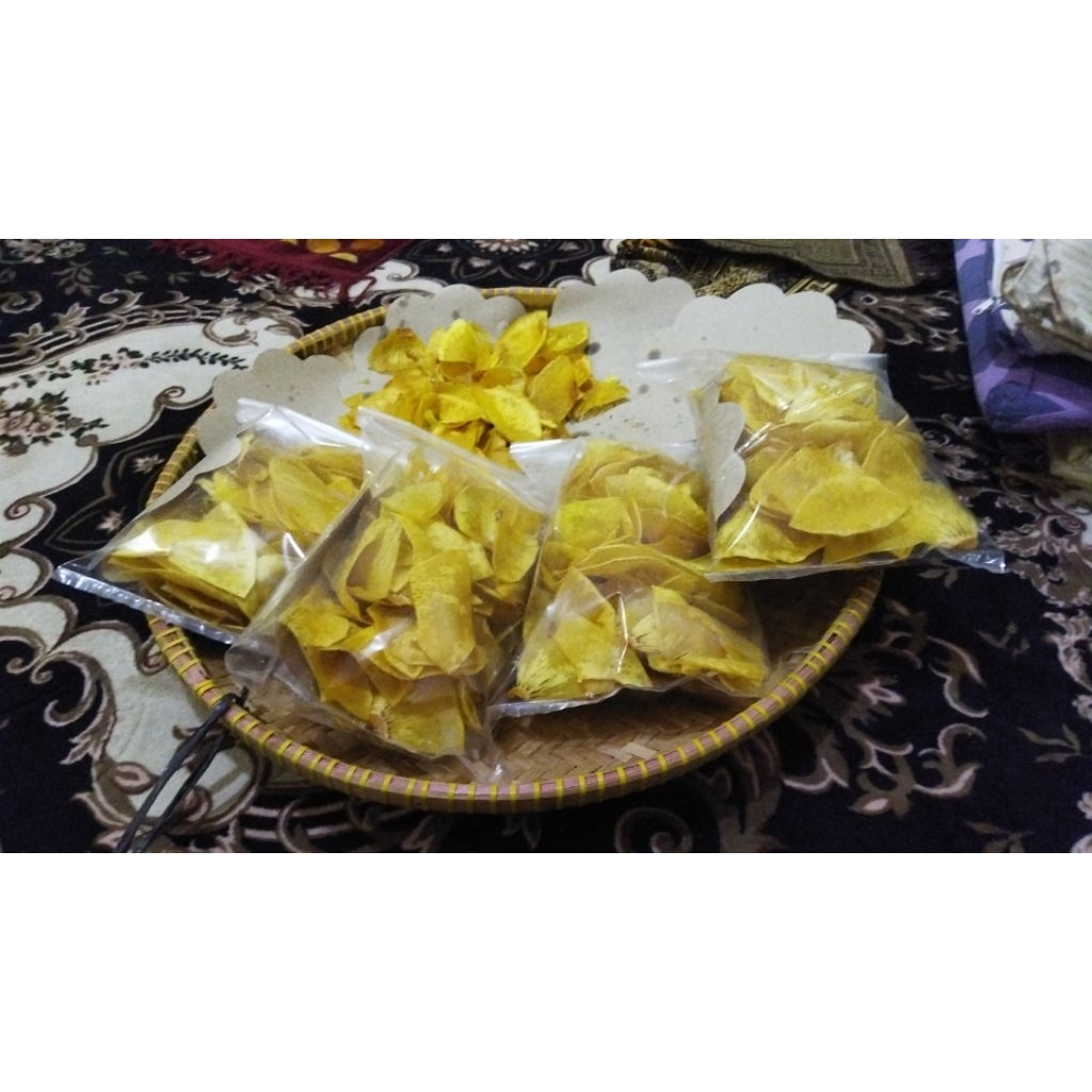 Kripik Sukun Gurih Asin Snack 250g Kiloan