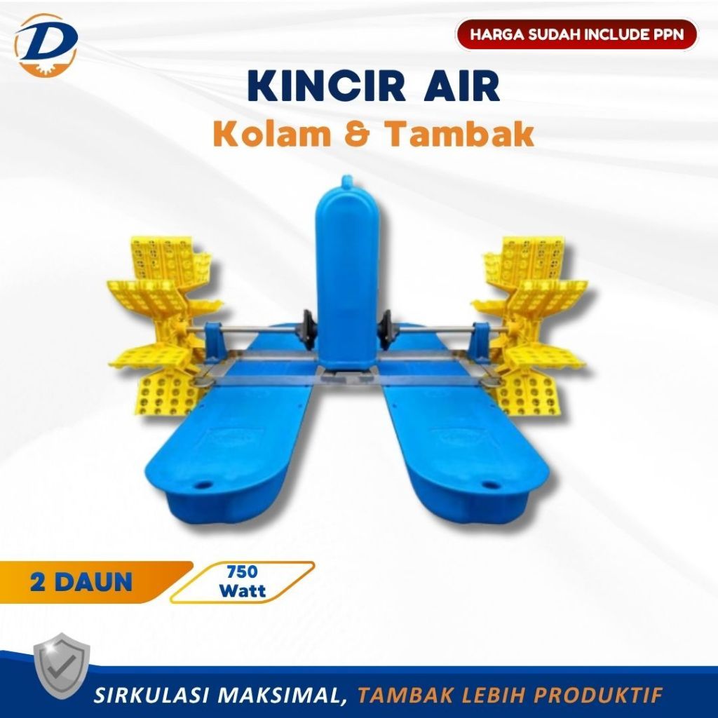 Kincir Air Tambak Aerator Kolam Ikan Udang | Penghasil Oksigen & Sirkulasi Air