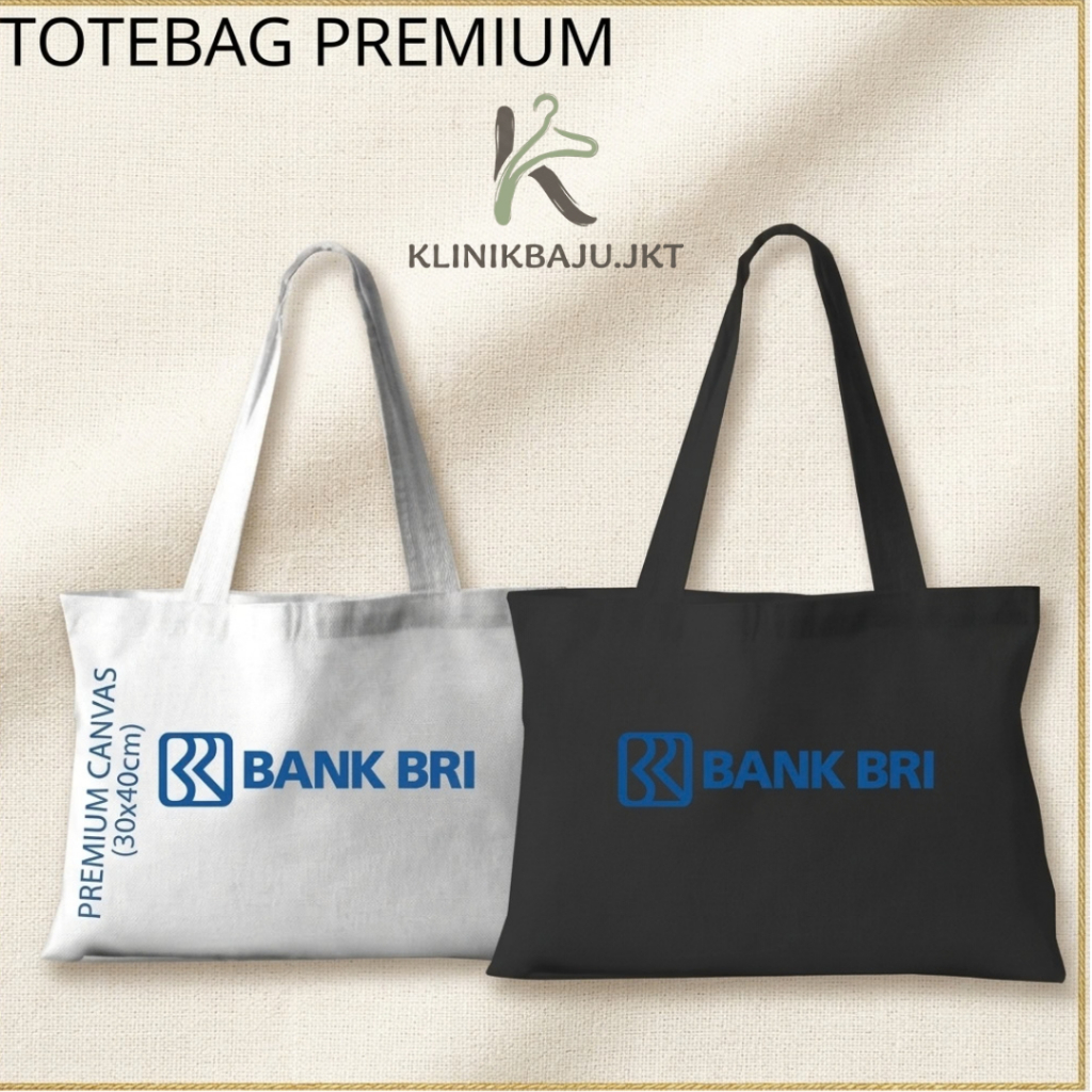 Klinikbajujkt Totebag Souvenir BUMN BANK BRI ,Tas Tote Bag BUMN BANK BRI