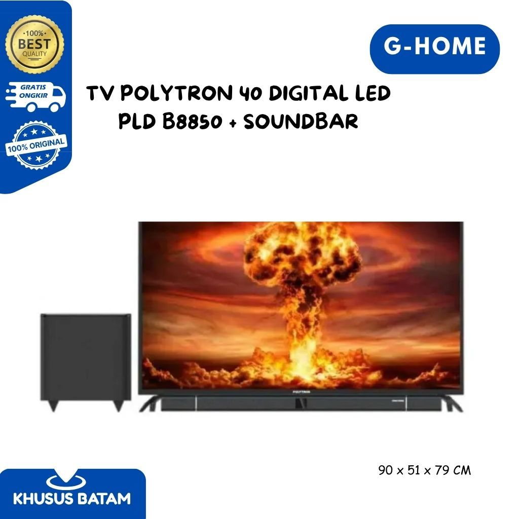 TV POLYTRON 40 DIGITAL LED PLD B8850 + SOUNDBAR