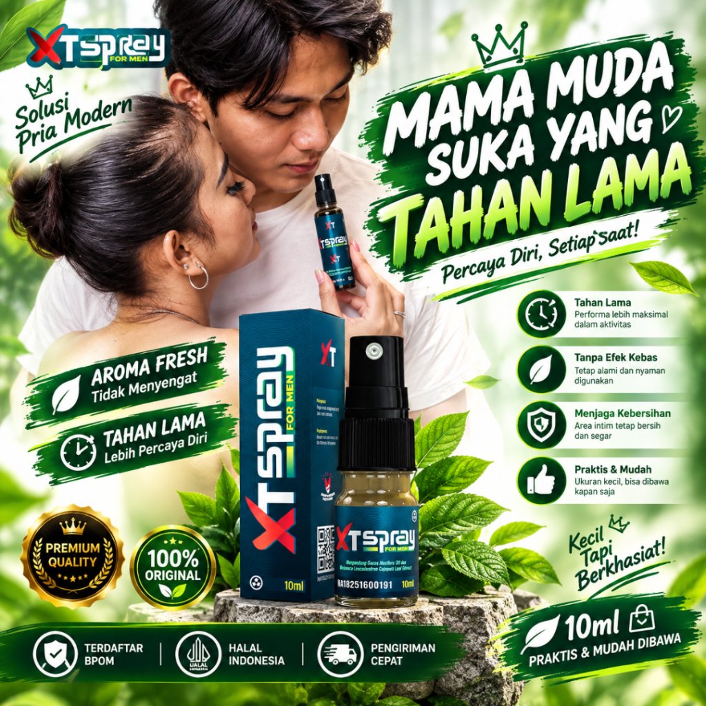 ST Spray ( BPOM ) Obat kuat pria tahan lama 10 ml