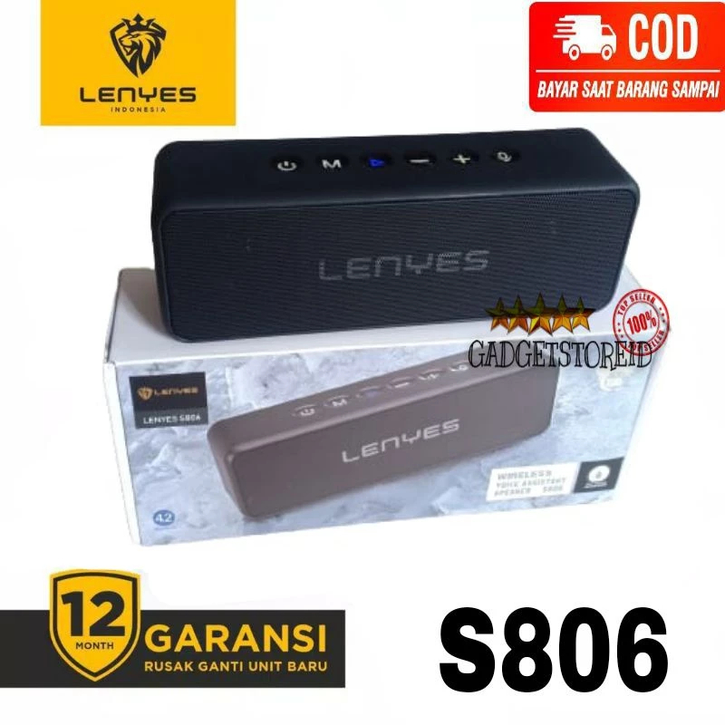 Speaker Bluetooth LENYES S806 Original Waterproof IP67 / SPEAKER AKTIF LENYES S806 ANTI AIR