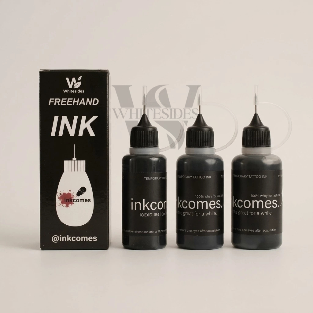 30ml - Inkcomes Tattoo 1st Freehand Ink Temporary in Indonesia Temporer Waterproof Inkbox Tinta Tato