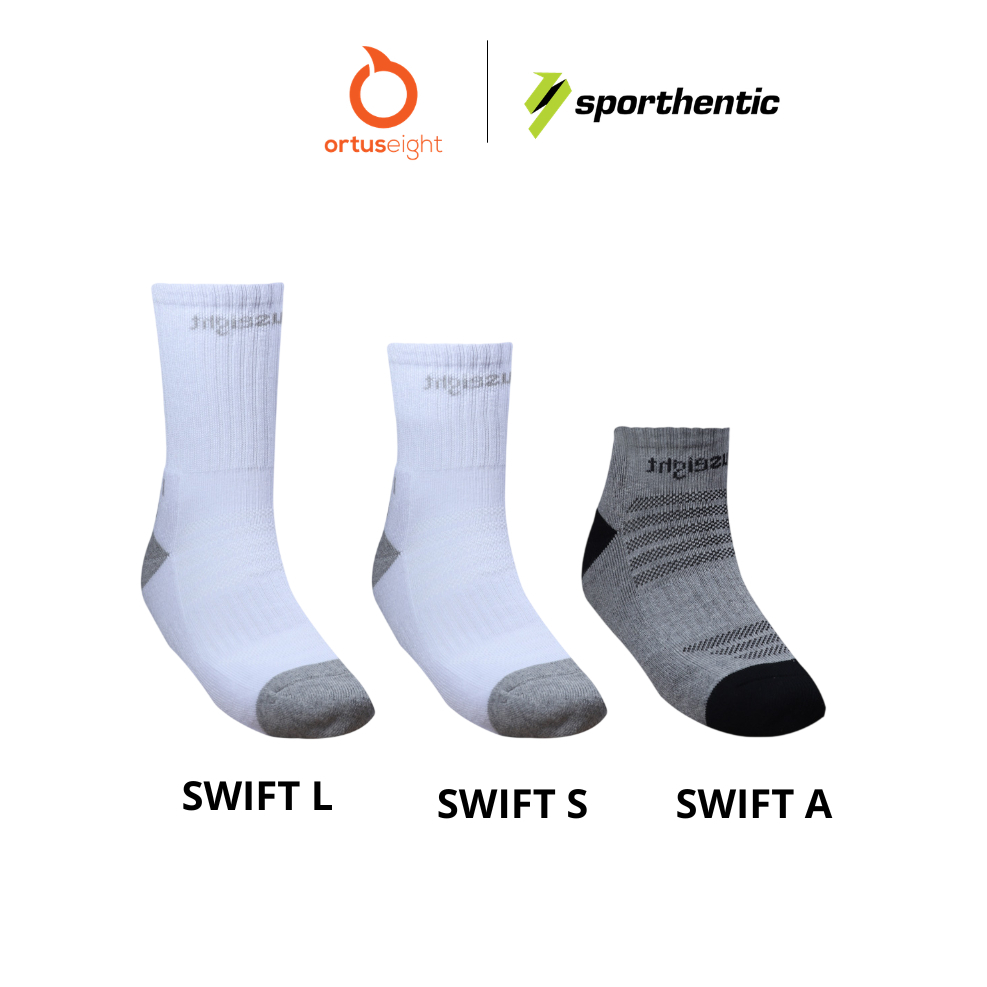 Ortuseight Kaos Kaki SWIFT SOCKS L/S/A Sports Running Futsal Football Sepakbola Training Gym Workout