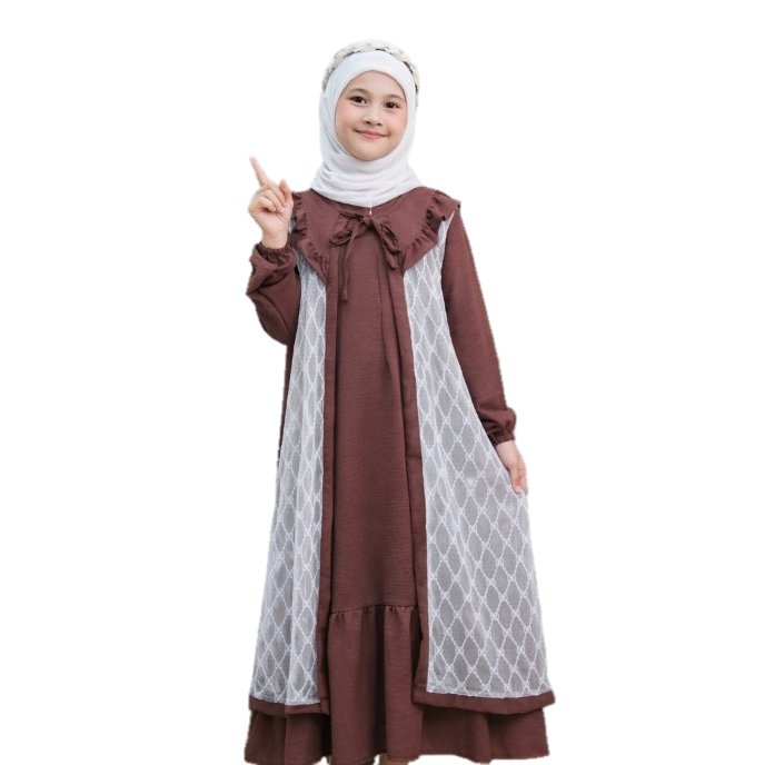 Gamis Abaya Anak Tanggung Remaja Anak Perempuan Gamis Mix Tile Gamis Remaja 2026