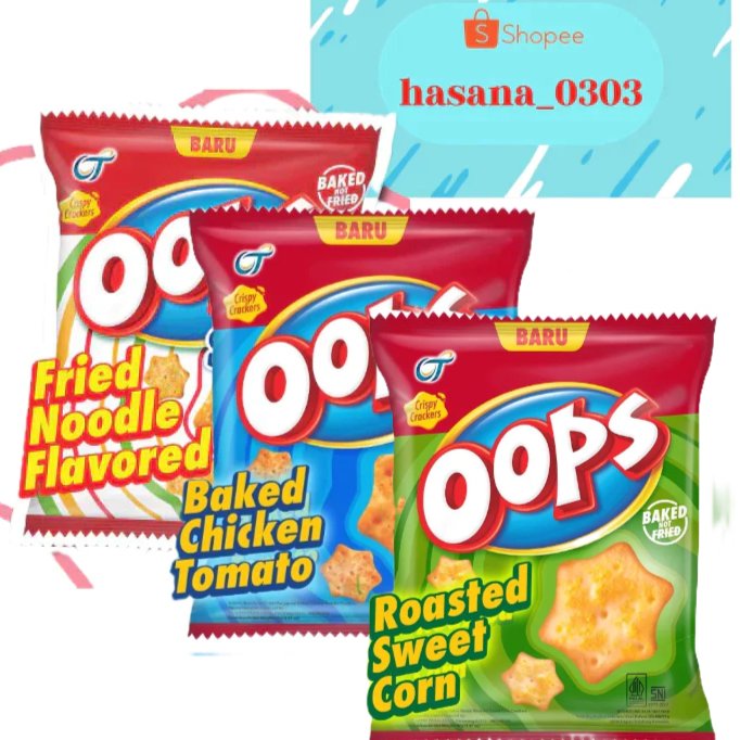 Oops Star Crackers 40 Gram