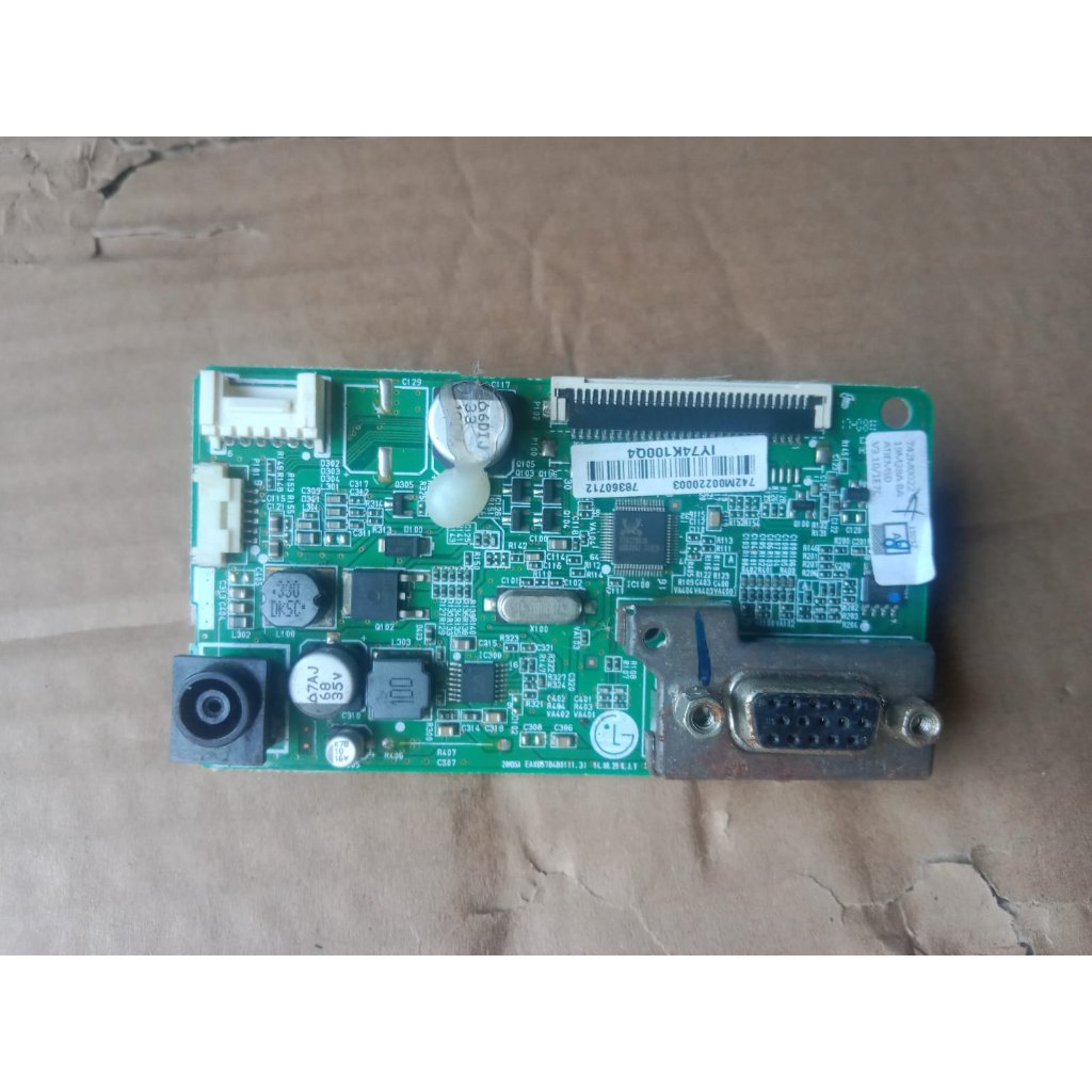 MESIN MAINBOARD MOBO MONITOR LG LG 19 INCH 19EN33SA KOMPUTER NORMAL