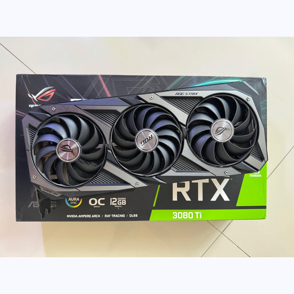 VGA Second ASUS ROG Strix RTX 3080 Ti OC 12GB GDDR6X Gaming Fullset