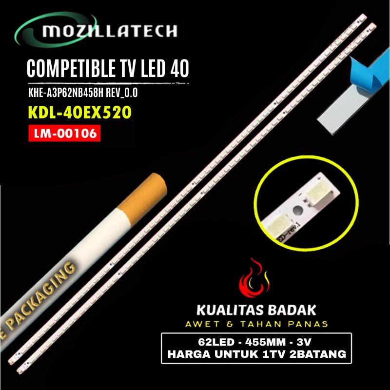 backlight tv sony kdl-40ex520 kdl-40ex520a 40ex520a 40ex520 KHE-A3P62NB458H REV_0.0