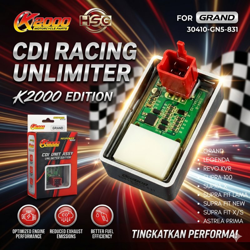 CDI UNIT UNLIMITER ASTREA GRAND PRIMA LEGENDA SUPRA FIT NEW REVO 100