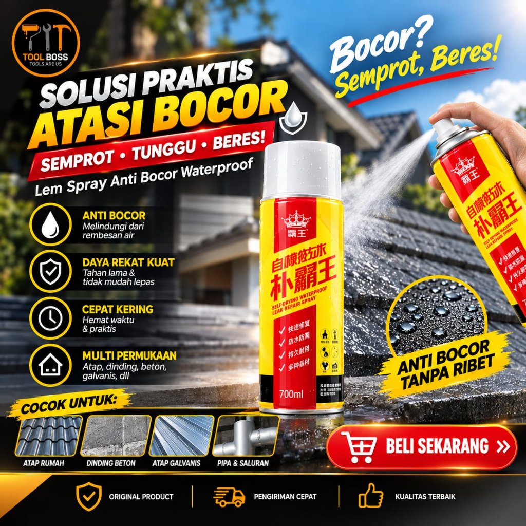 SEMPROTAN ANTI BOCOR WATERPROOF - LEM SPRAY ANTI BOCOR