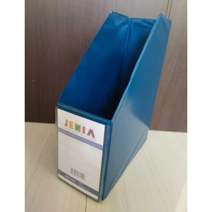 JENIA BOX FILE JUMBO - TEMPAT PENYIMPANAN DOKUMEN ORDNER MAP FOLIO F4 RAK MAJALAH KERTAS RAK MEJA KA