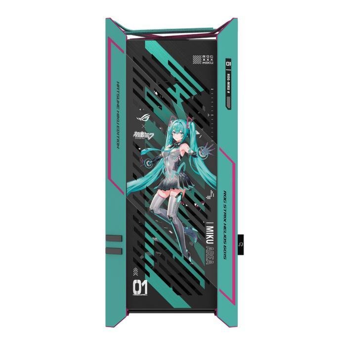 ASUS ROG STRIX HELIOS II HATSUNE MIKU EDITION - CASING PC | MID TOWER - GAMING PC CASE