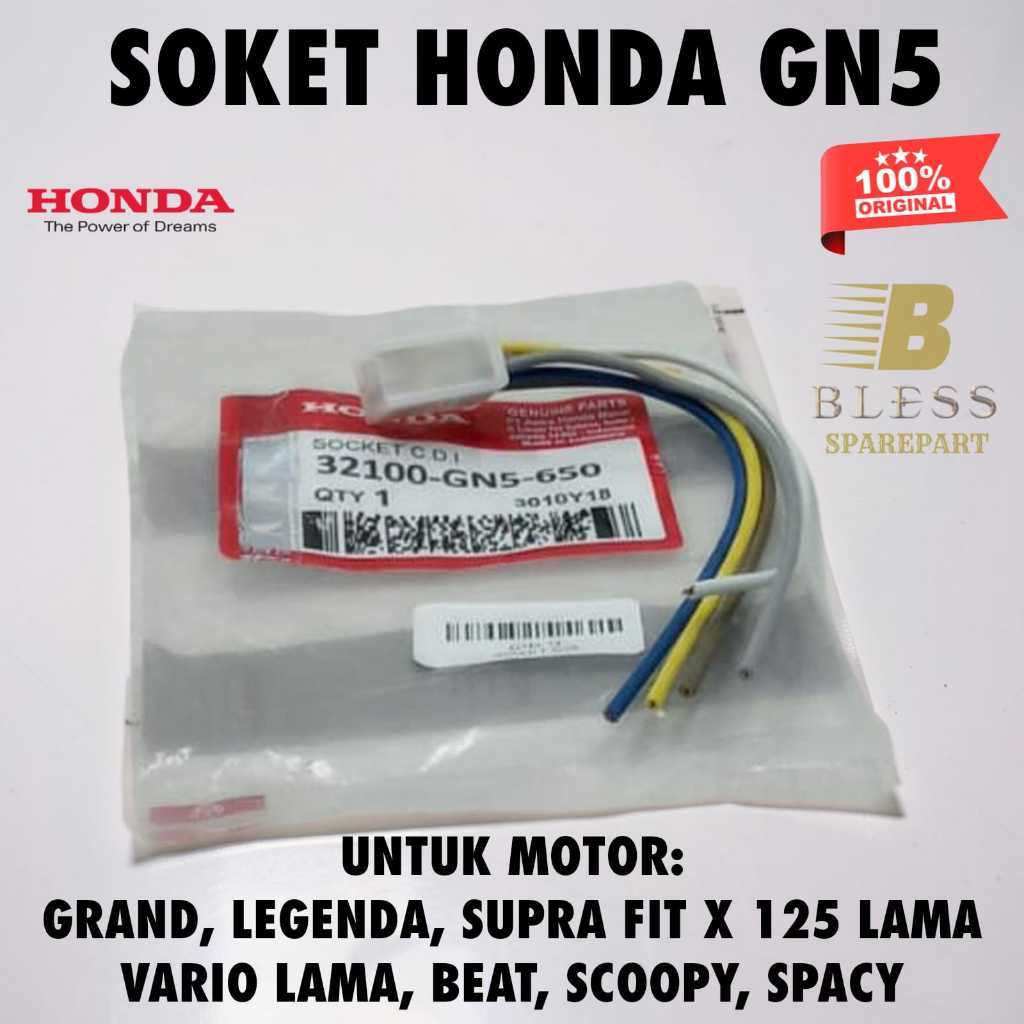 SOKET KIPROK KODE-GN5 CDI Grand Soket CDI Grand Supra Lama Win GN5 KD377 PRODUK ORIGINAL .