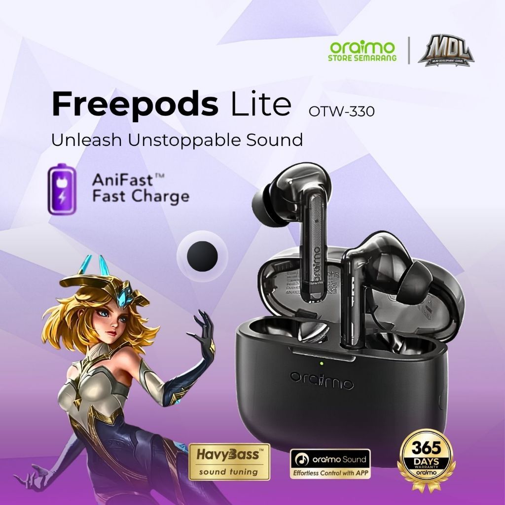 Oraimo TWS Earphone OTW-330 Bluetooth Earphone Headset Wireless