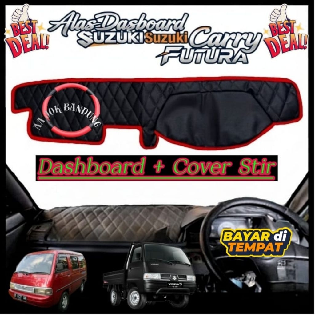 Alas Dashboard Kulit Sintetis Suzuki Carry Futura Motif Wajik Melindungi Dashboard Alas dashboard ca