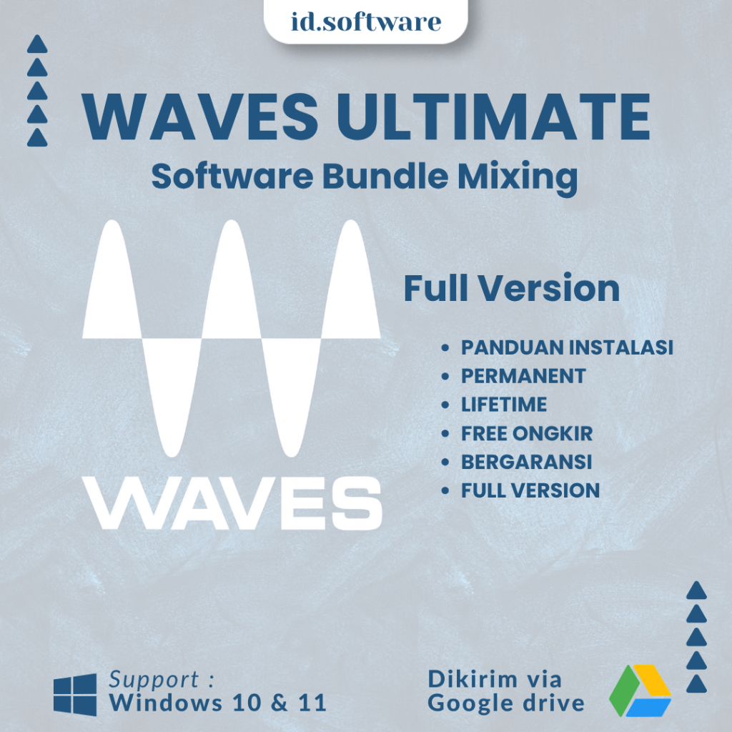 Waves Ultimate 16 Complete Plugin Original Lifetime | Bundle Mixing & Mastering Plugin WIN