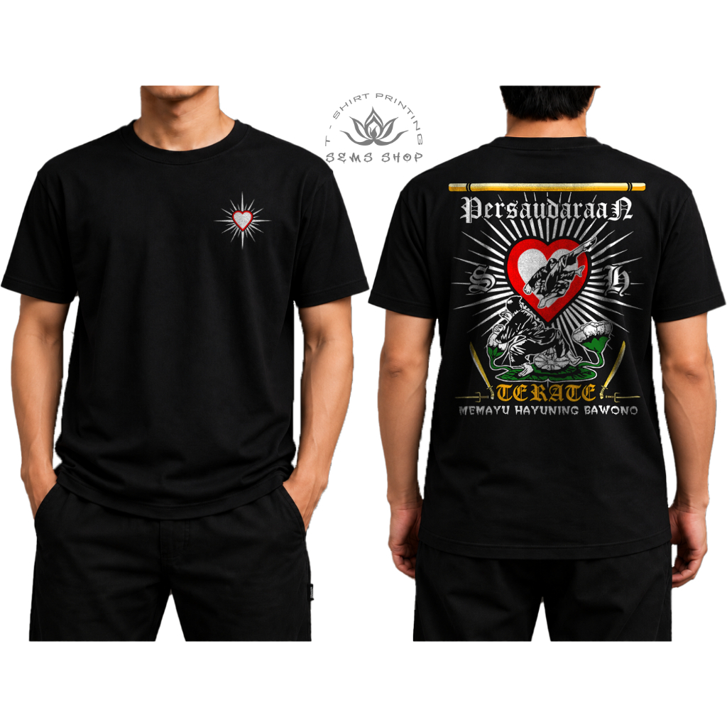 Kaos Distro PSHT Lawasan, Cotton Combed 24s