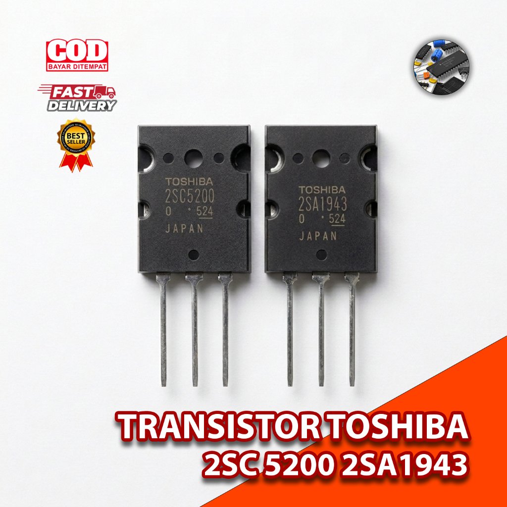 Toshiba 2SA1943 2SC5200 Japan Original Pair