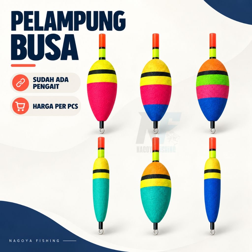 PELAMPUNG PANCING Busa Warna-Warni