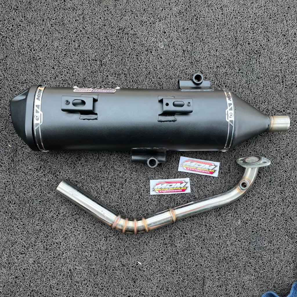 KNALPOT MDM STANDAR RACING OVAL VARIO160 / PCX160 / STYLO 160 SARFULL SARTENG