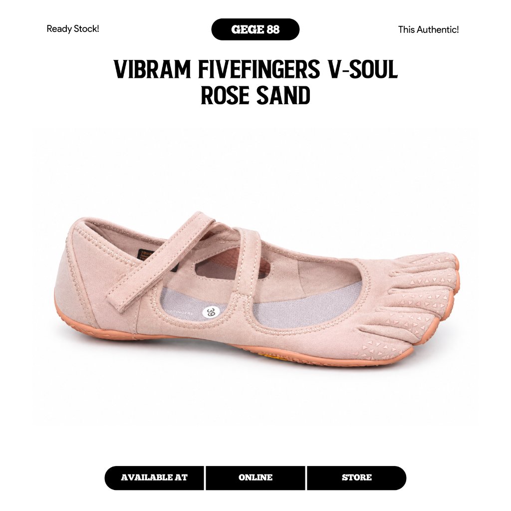 Sepatu Vibram FiveFingers V-Soul Rose Sand