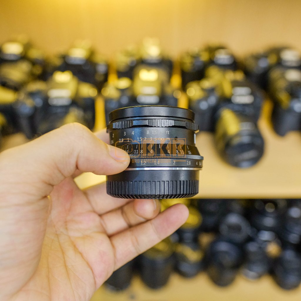 Lensa 7artisans 35mm 1.2 for MFT Fullset Mulus