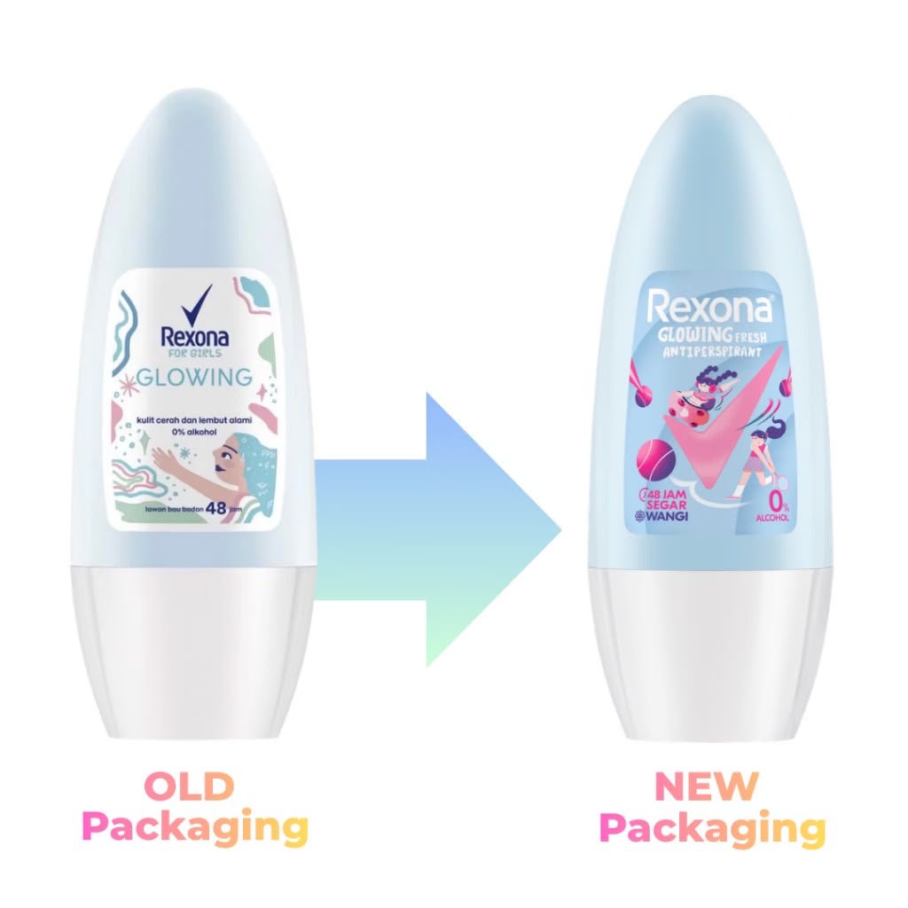 Rexona glowing white