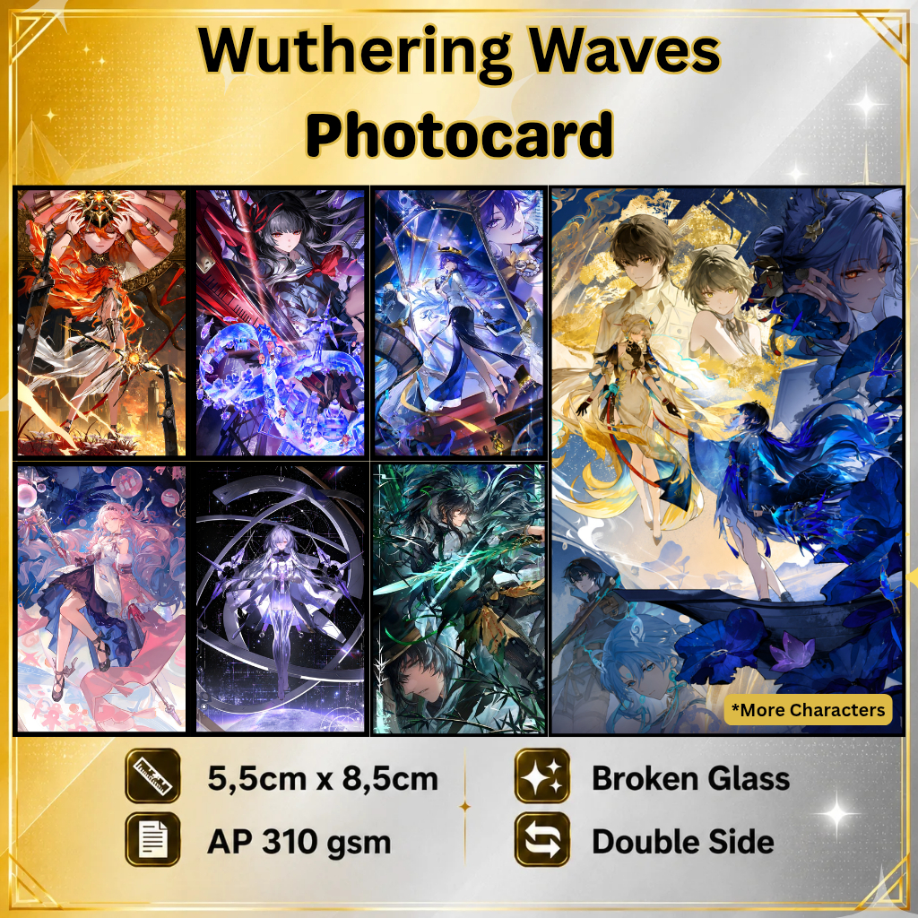Photocard Wuthering Waves wallpaper version Tipis WUWA — Lomocard