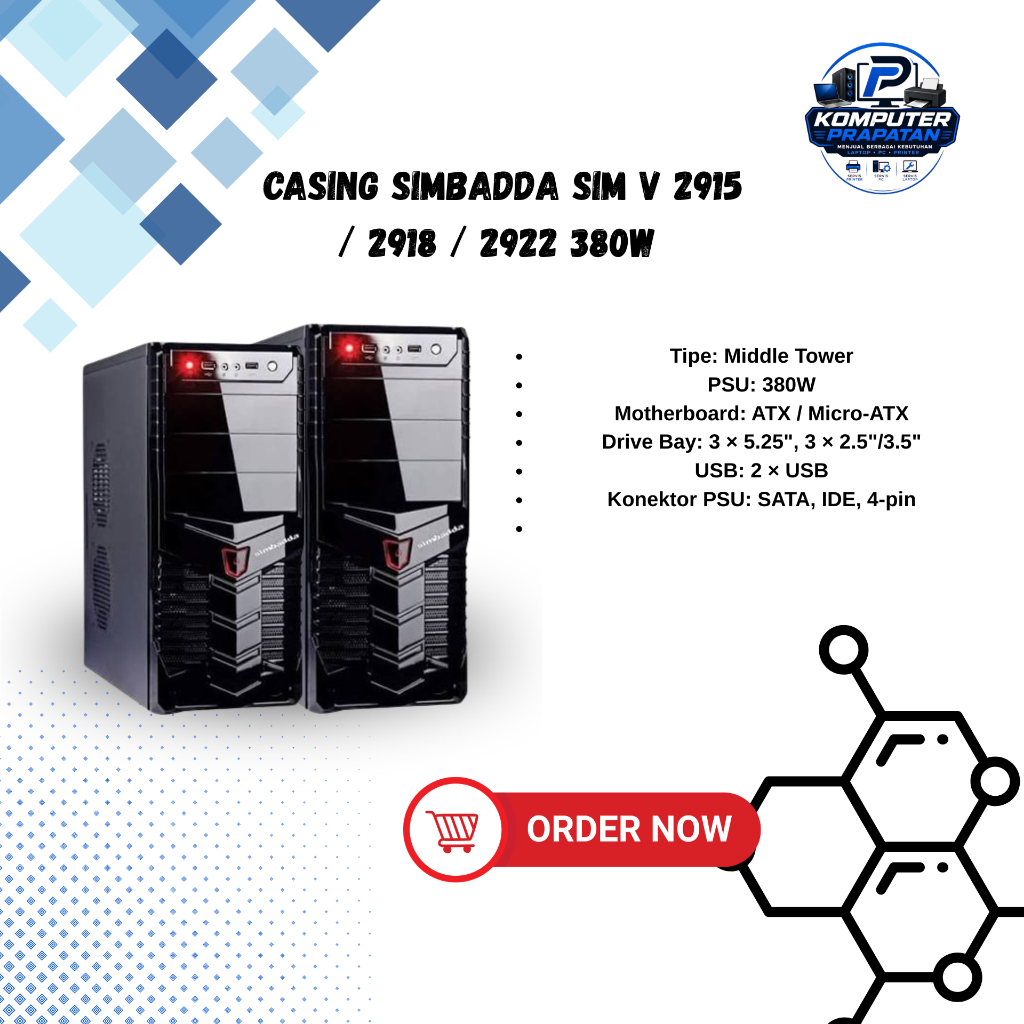 CASING SIMBADDA SIM V 2915 / 2918 / 2922 380W