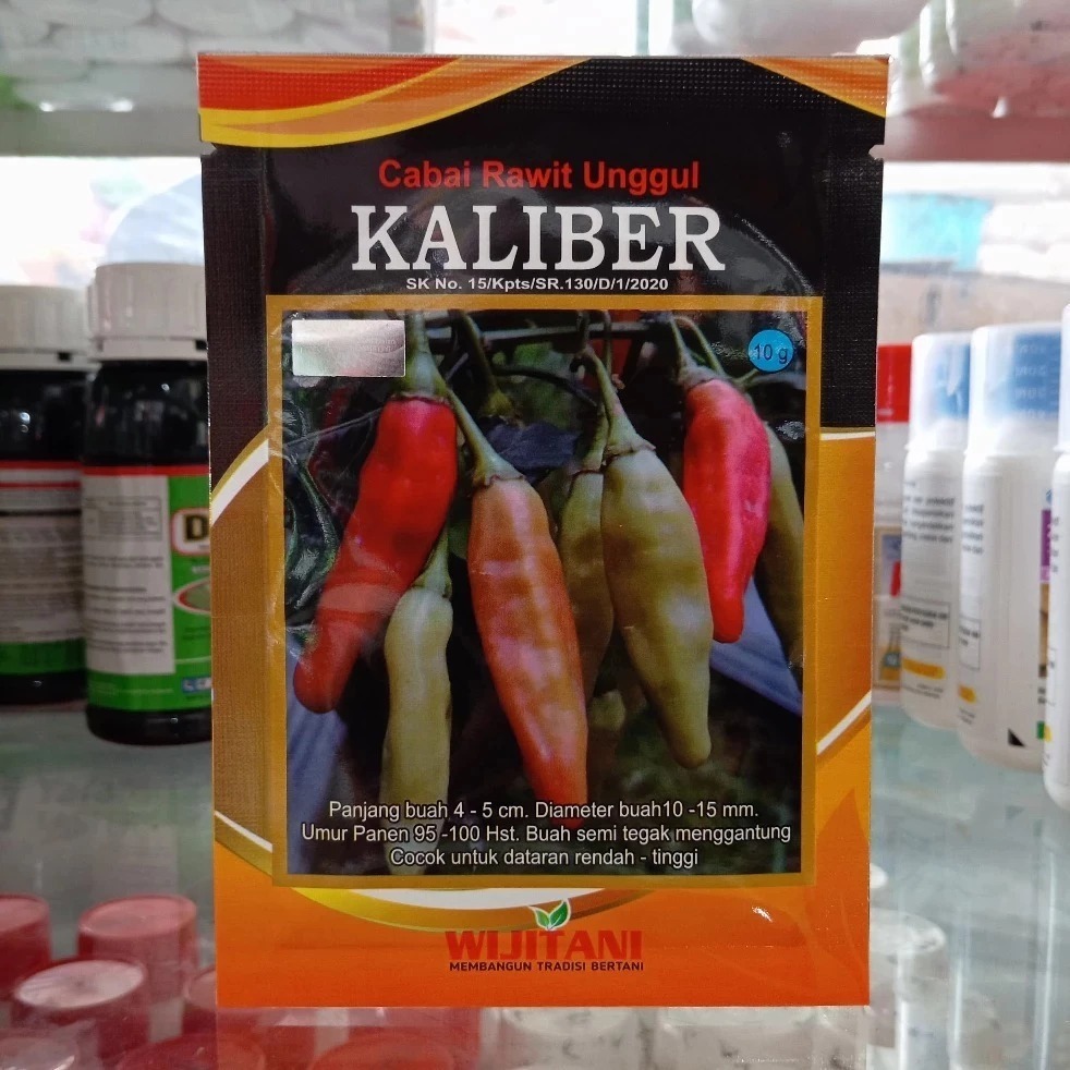 Benih Cabe Rawit Kaliber cabai kaliber 10 Gr kemasan pabrik original