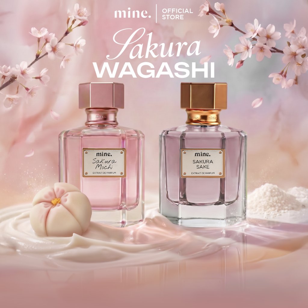 Mine Perfumery BUNDLING SAKURA MOCHI 50 ML - SAKURA SAKE 50 ML