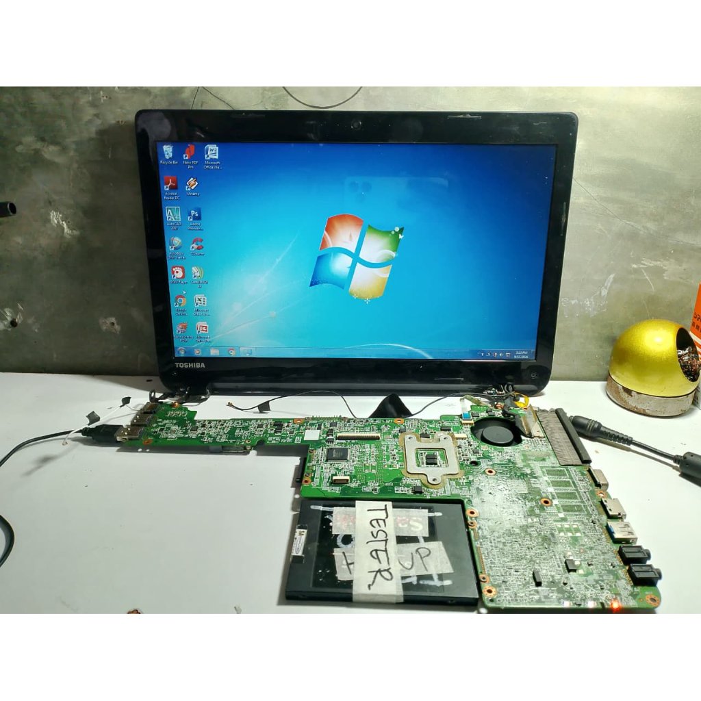 ET24 MB-TOS-1 MAINBOARD MOTHERBOARD LAPTOP TOSHIBA SATELLITE C40-A DA0MTCMB8F0 REV : F