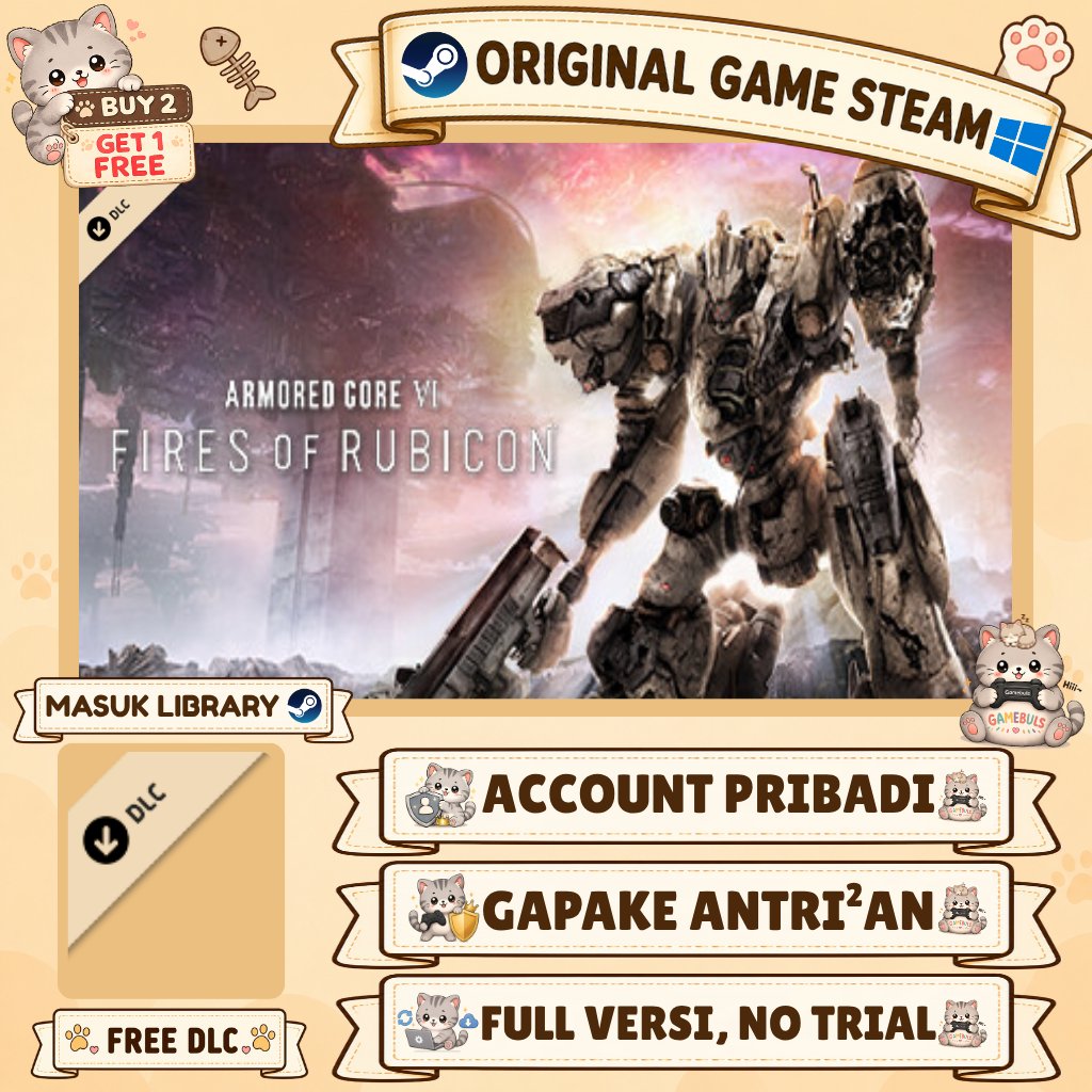 ARMORED CORE VI FIRES OF RUBICON Game Steam - Games PC Laptop Windows