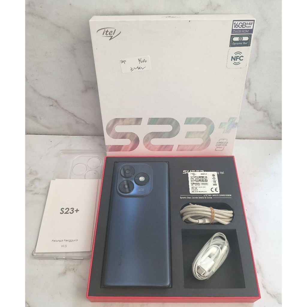 Itel S23+ ram 8GB 256GB NFC Bekas - Fullset Resmi - S23 Plus second