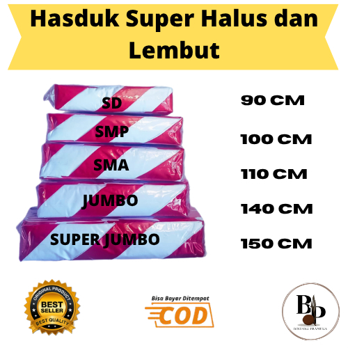 GROSIR (ISI 20 PCS) Hasduk Pramuka Super Halus Hasduk SD Hasduk SMP Hasduk SMA Hasduk Jumbo Hasduk S