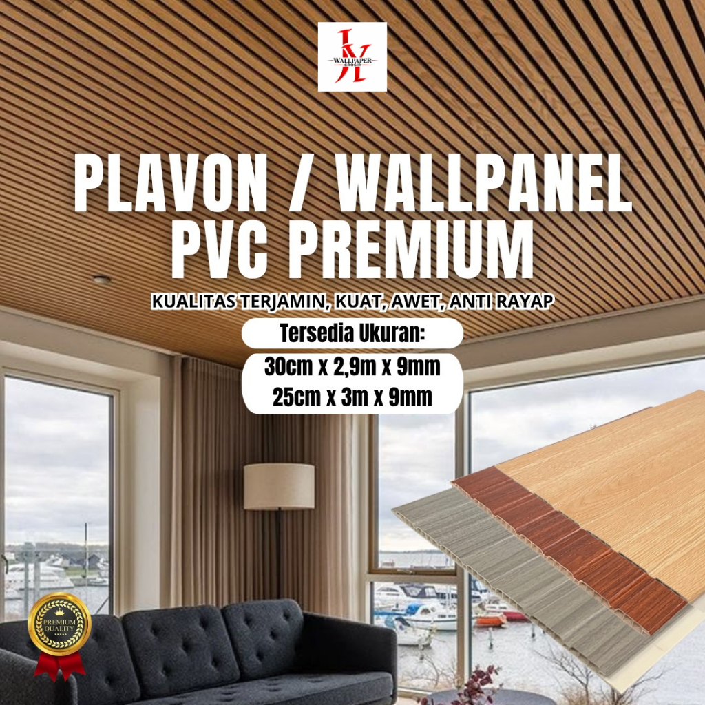 (BOX) PLAFON PVC PREMIUM | Plavon Rumah Minimalis Aesthetic Banyak Motif | Plafon Premium Anti Rayap