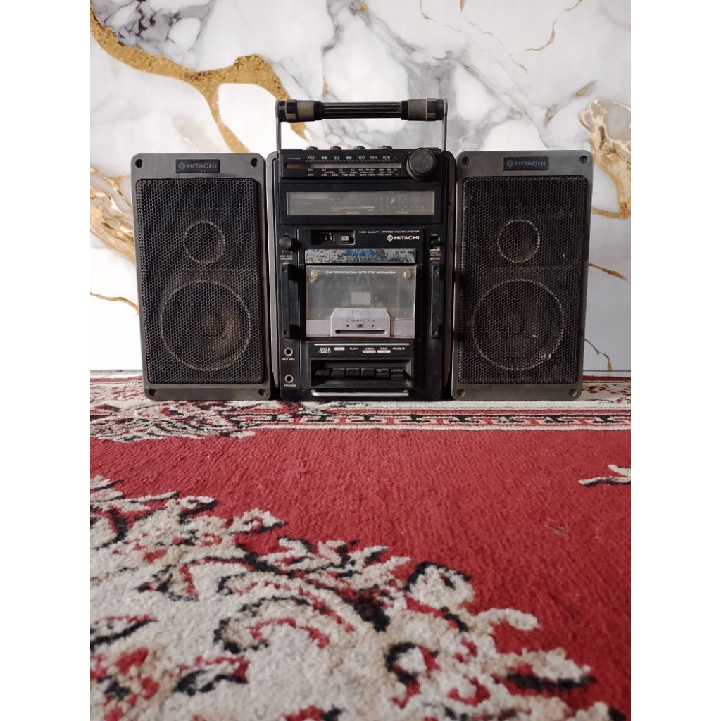 Tape Radio Hitachi Lawas Jadul Antik Vintage