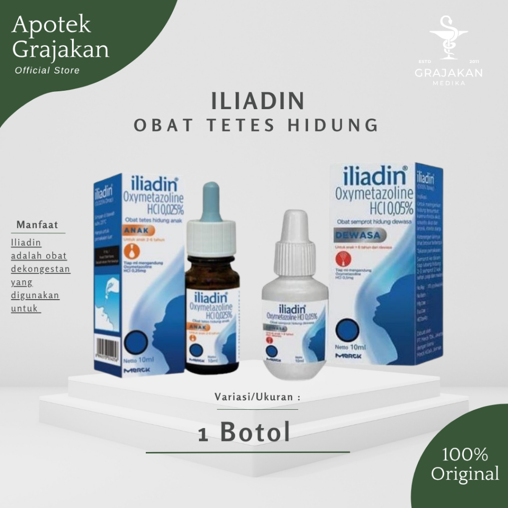 Iliadin Drop Anak / Iliadin Spray Dewasa