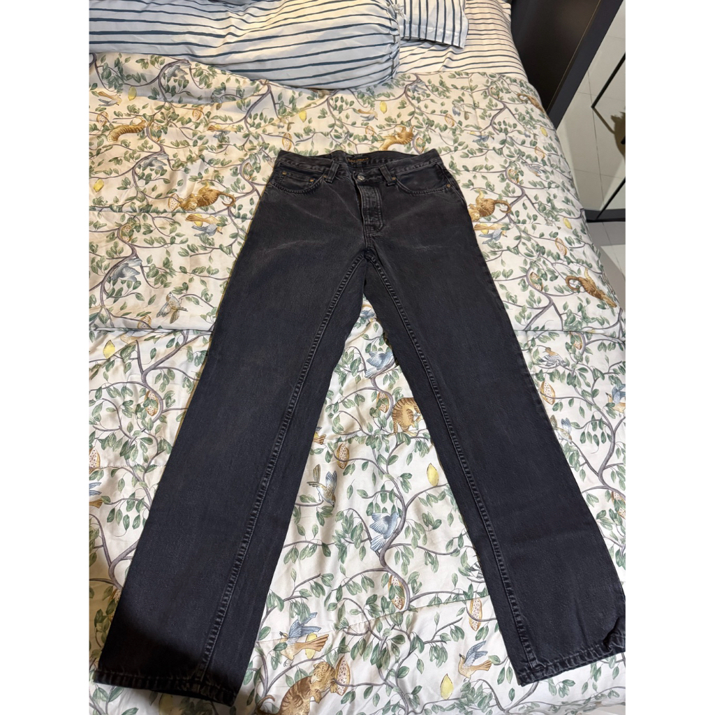 Celana Nudie Jeans Rad Rufus Vintage Black Original (W29 L32) Second