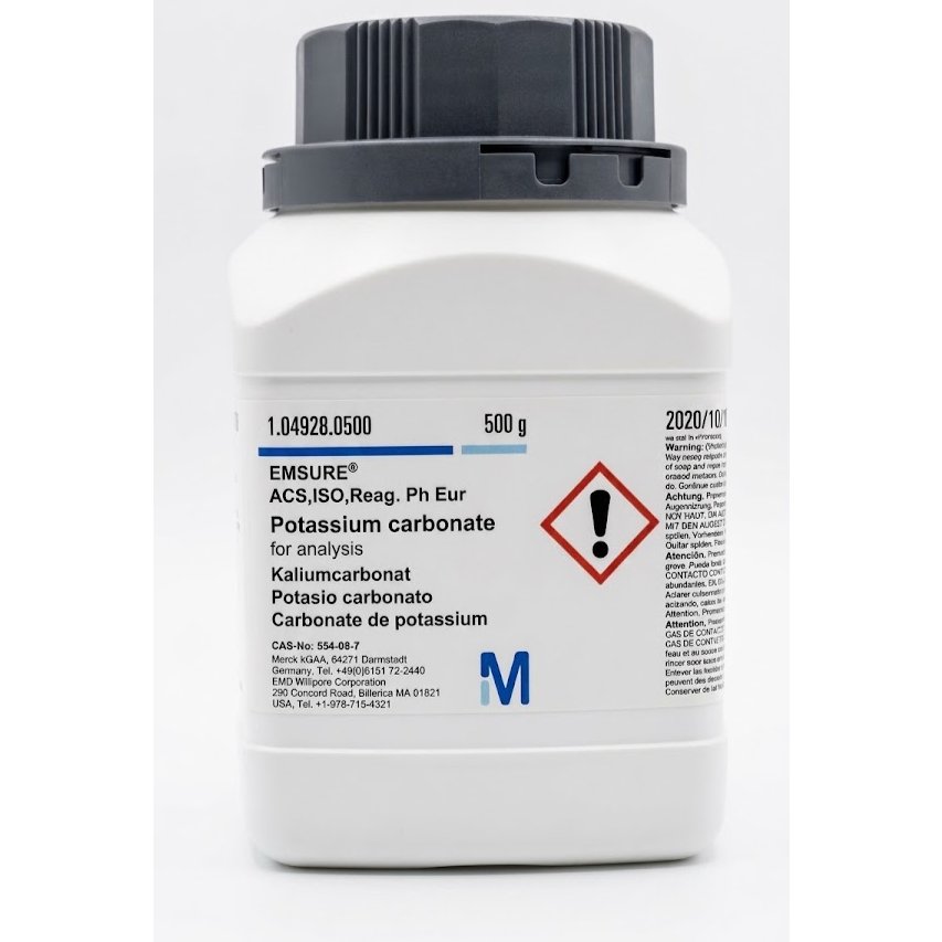 Potassium Carbonate repacking 50gr Merck 1.04928