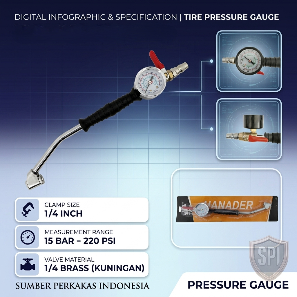 TYRE AIR CHUCK (HANADER) KATUP PENGISIS ANGIN BAN