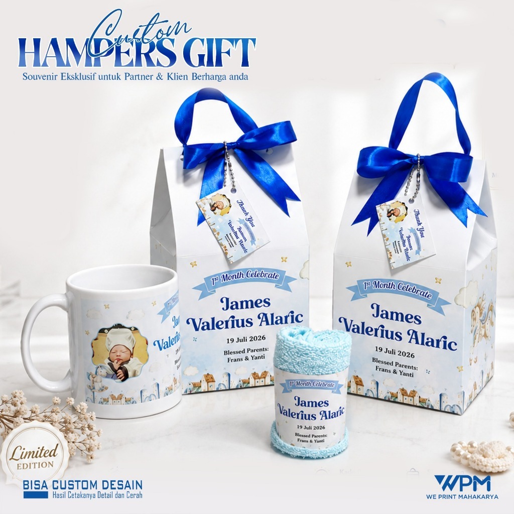 Souvenir Mug,Handuk n Softbox CUSTOM